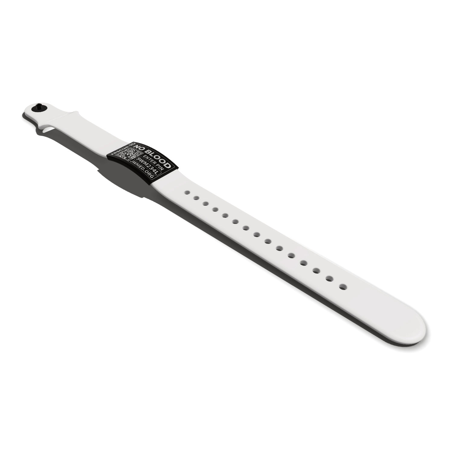 ARMBAND-WHITE-BLACK