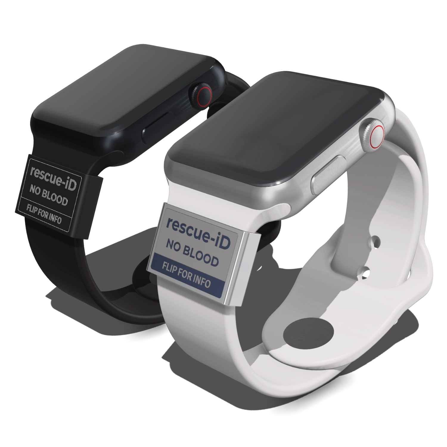 Startpaket 3 mit Edelstahl Schlaufe für Apple Watch Armband