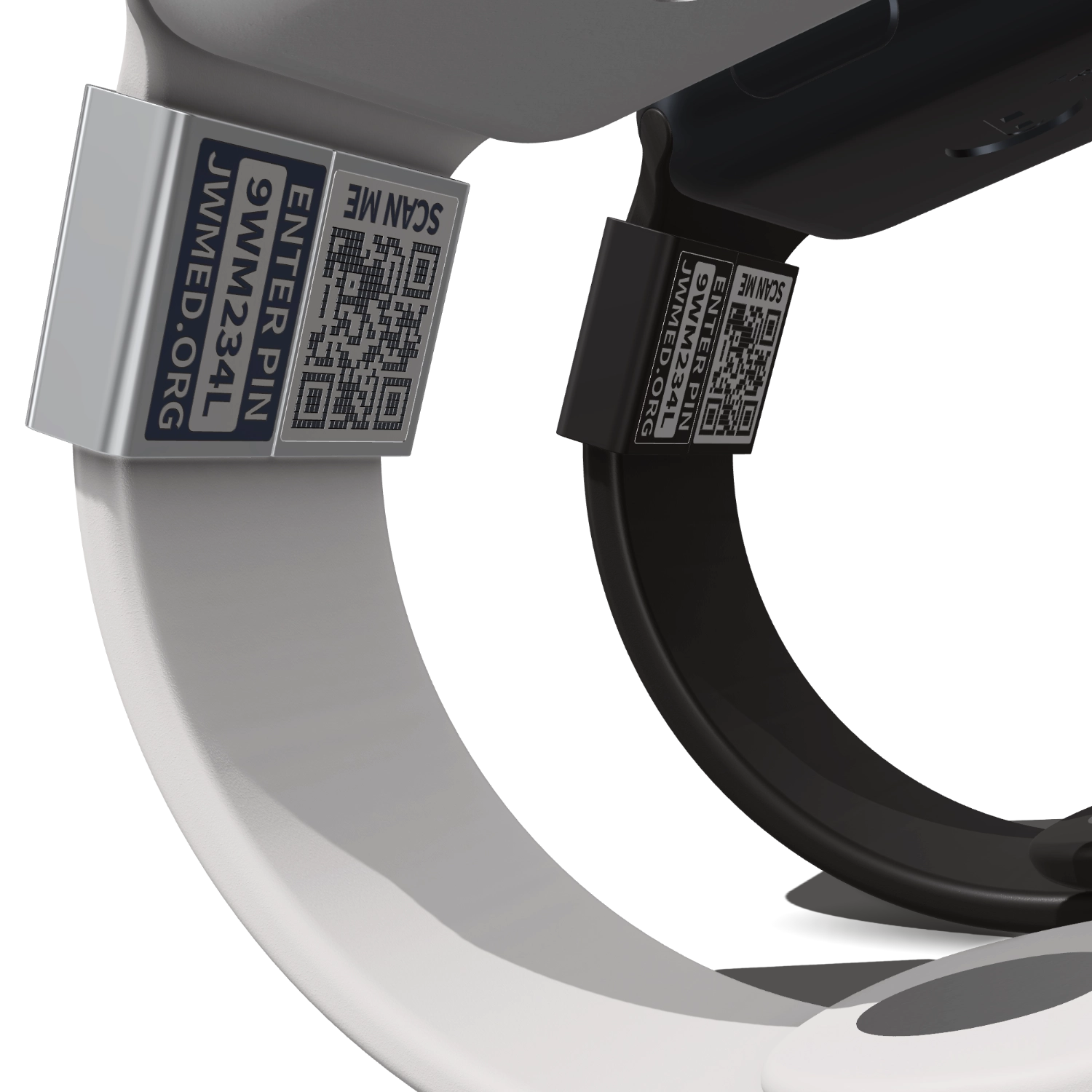 Startpaket 3 mit Edelstahl Schlaufe für Apple Watch Armband